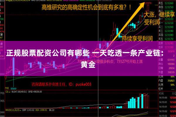 正规股票配资公司有哪些 一天吃透一条产业链： 黄金