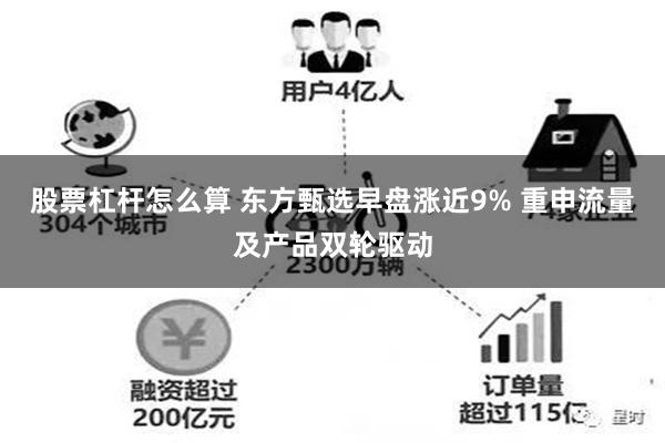 股票杠杆怎么算 东方甄选早盘涨近9% 重申流量及产品双轮驱动