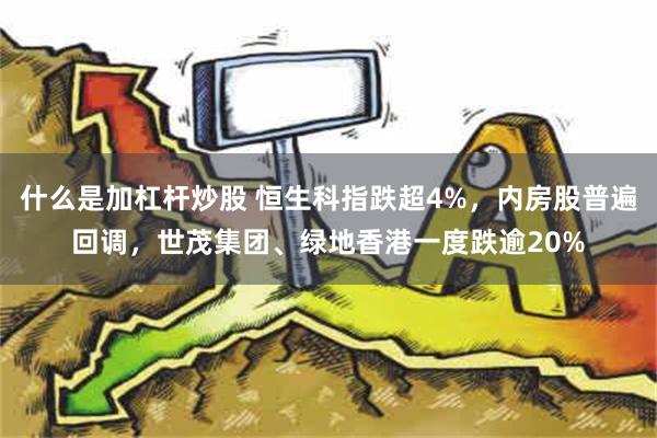 什么是加杠杆炒股 恒生科指跌超4%，内房股普遍回调，世茂集团、绿地香港一度跌逾20%