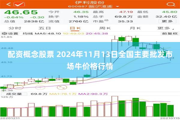 配资概念股票 2024年11月13日全国主要批发市场牛价格行情