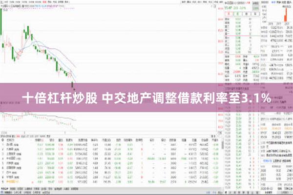 十倍杠杆炒股 中交地产调整借款利率至3.1%