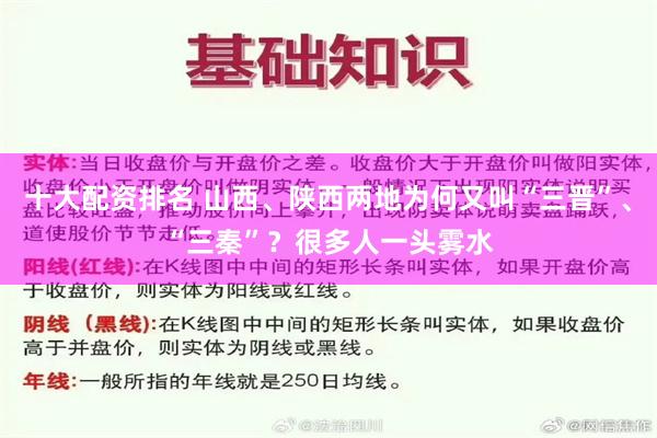 十大配资排名 山西、陕西两地为何又叫“三晋”、“三秦”？很多人一头雾水